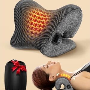 5X Pain Relief Neck Massager with Heat, Graphene-Infused